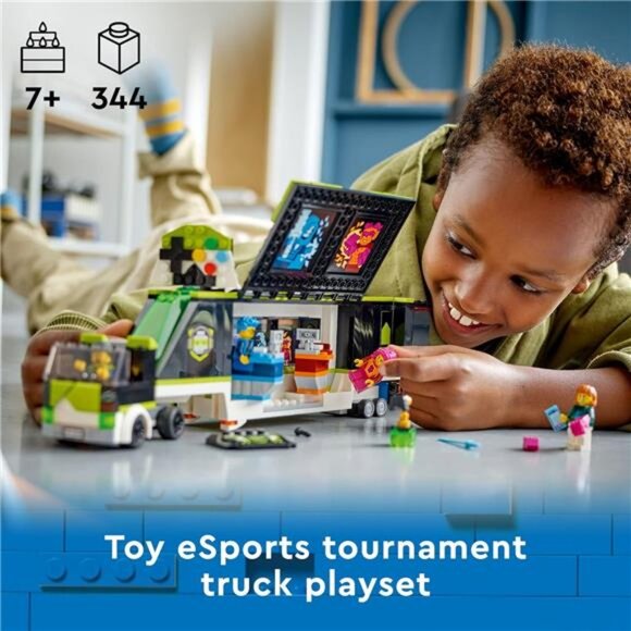 City Gaming Tournament Truck 60388, Gamer Gifts for Girls, Boys, and Kids - Picture 2 of 7